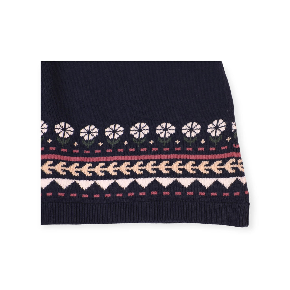 Fair Isle Organic Sweater Knit Dress