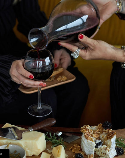 Nature Red Wine Carafe with Cork Stopper