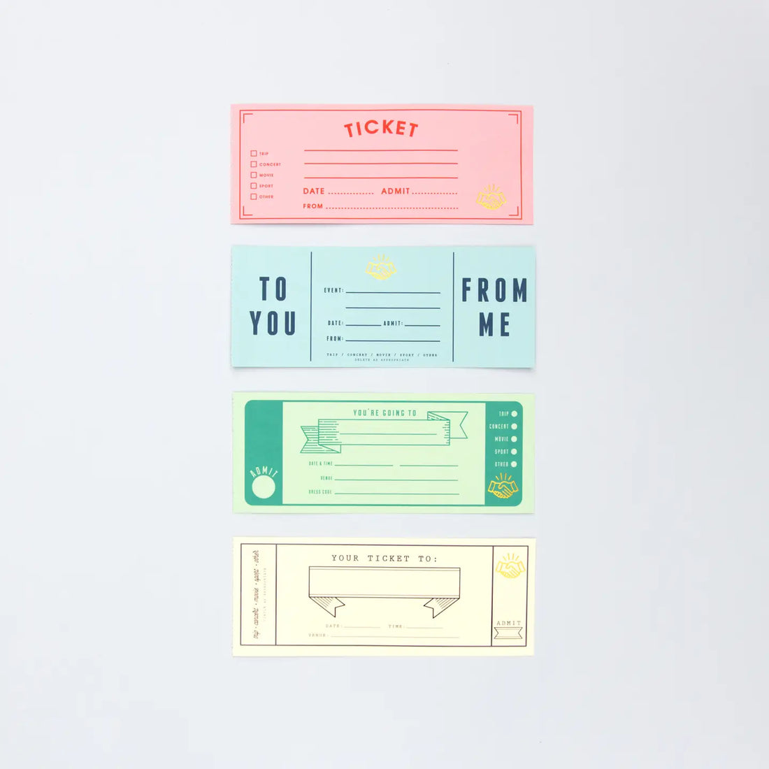 DIY Ticket Book