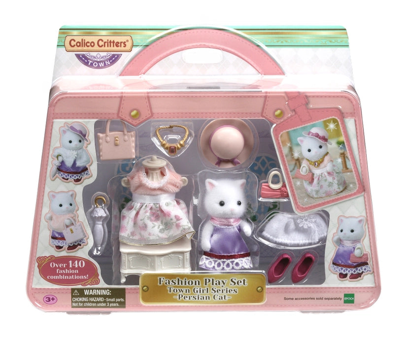 Calico Critters Fashionplayset Persian Cat,Dollhouse Playset