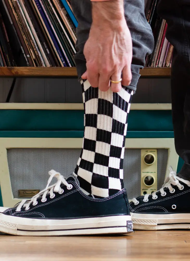 Checkerboard Socks
