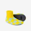 Checkerboard  Sock Slipper- Jade Yellow