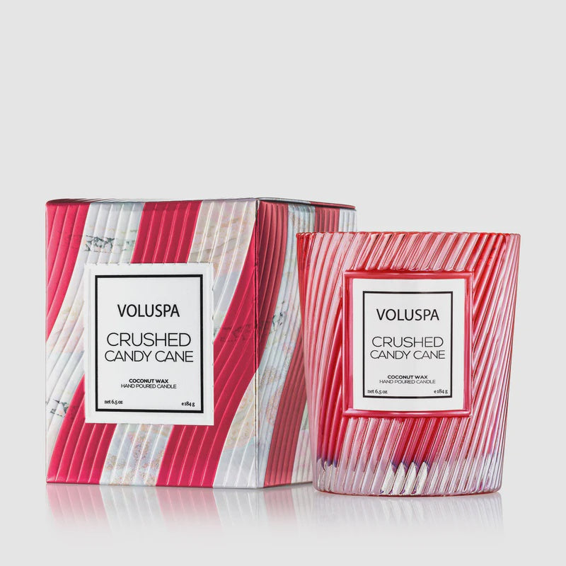 Voluspa Crushed Candy Cane Candle 6.5oz