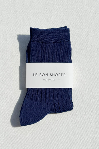 Le Bon Shoppe Her Cotton Ribbed Socks