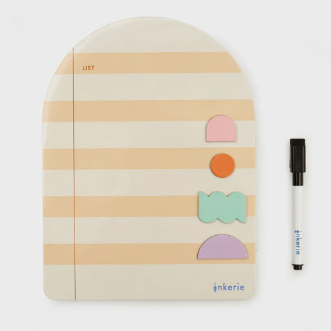Inkerie Magnetic Dry Erase List Memo Board