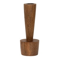 Mango Wood Candle Holder- #2