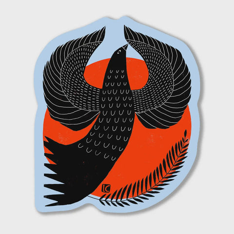 Lisa Congdon Phoenix Large Sticker