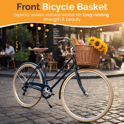 Wickerwise Bike Basket