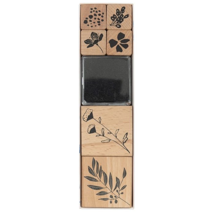 Rico Design Stamp Set- Leaves and Flowers