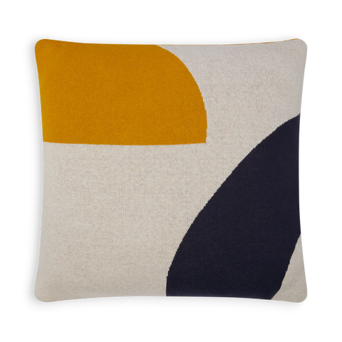 Cotton Knit Throw Pillow/Cushion Cover - Ilo Citrus
