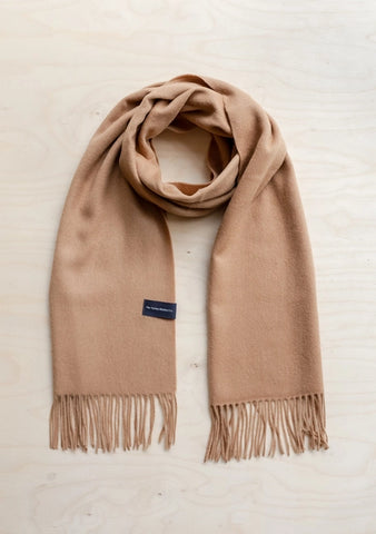 Lambswool Scarf in Camel
