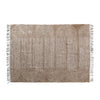 Cotton Tufted Rug with Pattern & Fringe 5'x7'