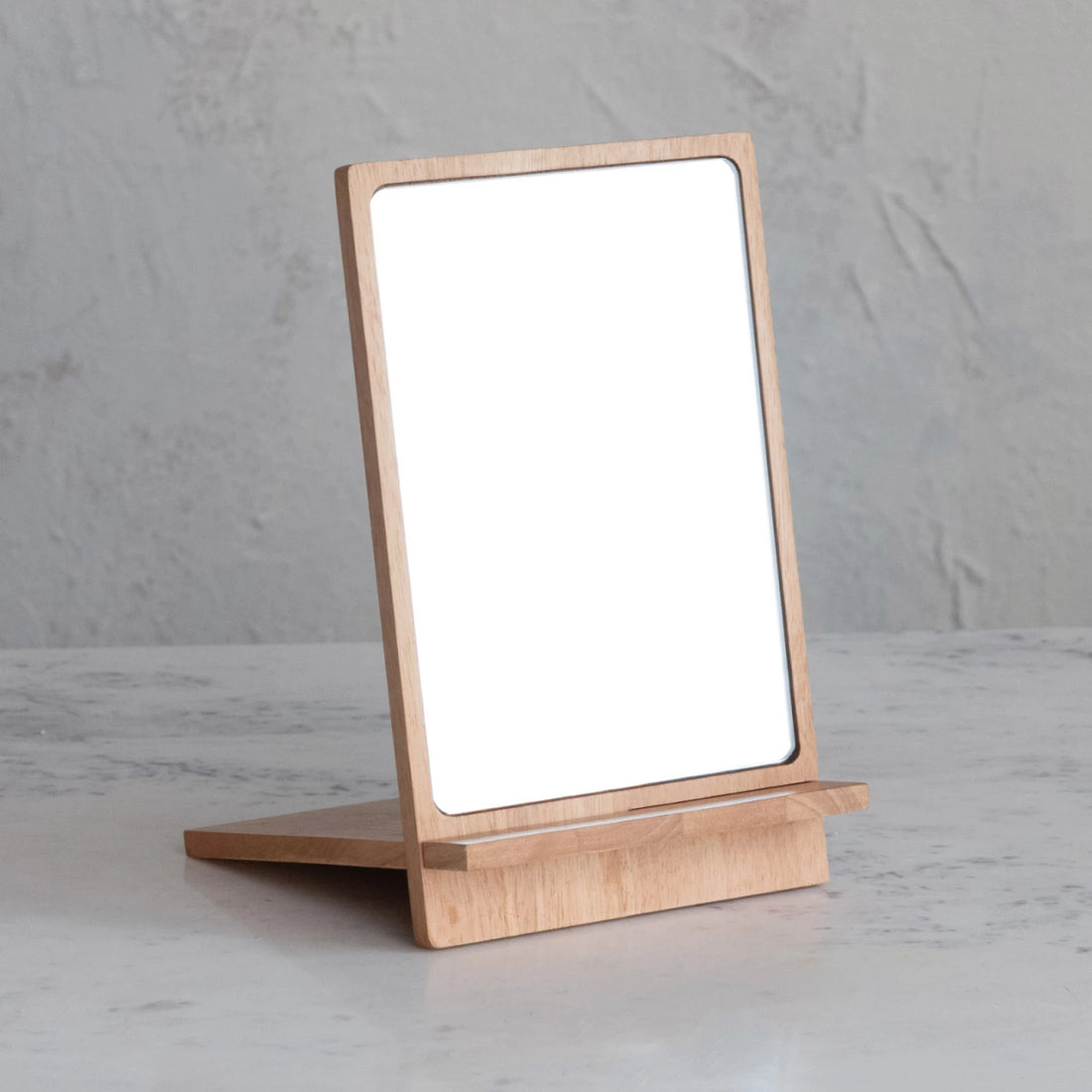 Rubberwood Interlocking Dresser/Desk  Mirror