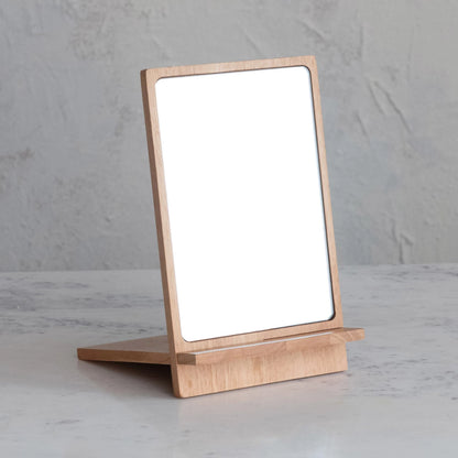 Rubberwood Interlocking Dresser/Desk  Mirror