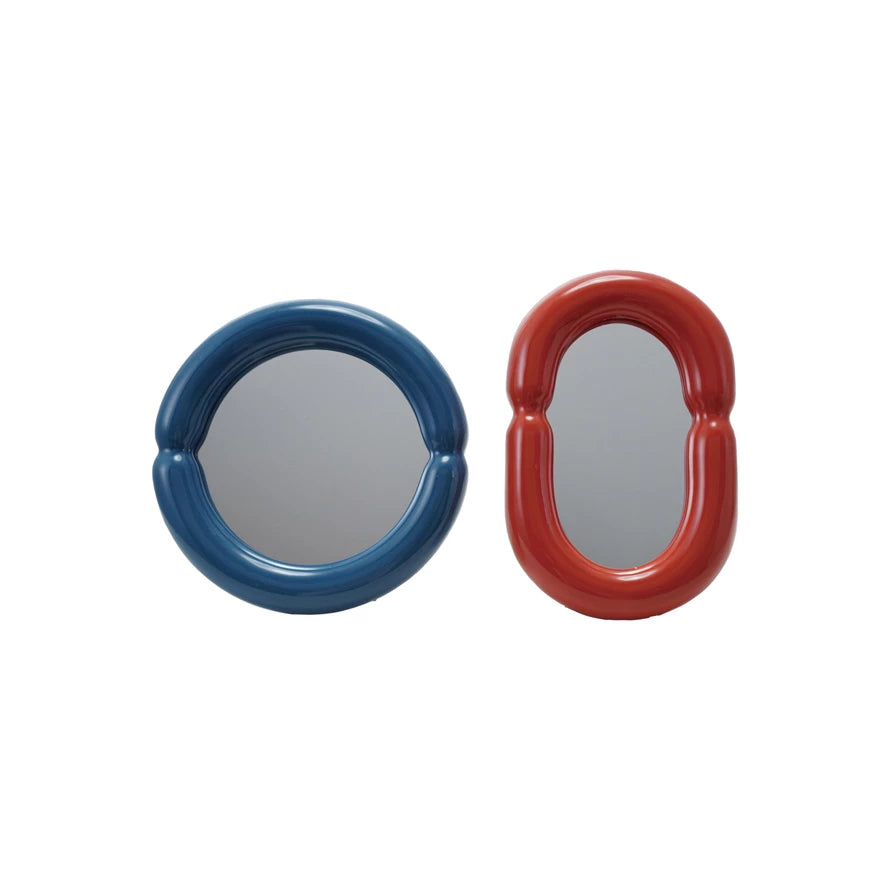 Ceramic Framed Mirror