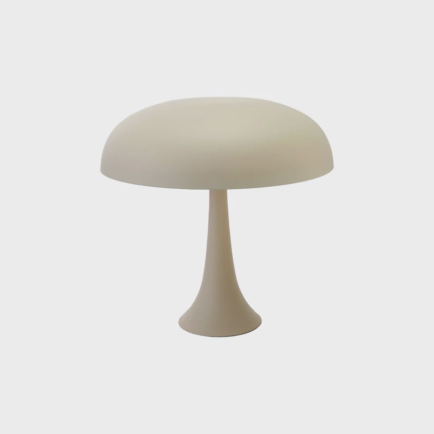 Mushroom Shaped Metal Table Lamp