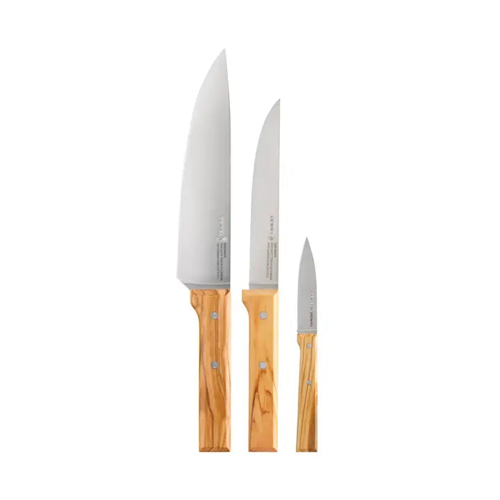 Opinel Parallèle Trio Chef Knife Set