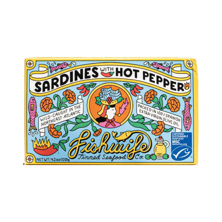 Fishwife Sardines with Hot Peppers