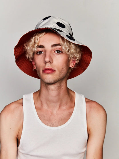 Lost Pattern “Noir Floral” Reversible Bucket Hat