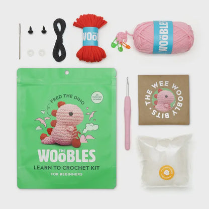 Woobles Fred the Dinosaur Crochet Kit