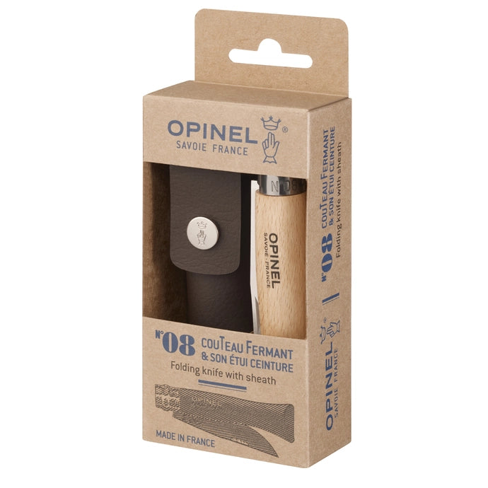 Opinel Knife No.8 with Sheath