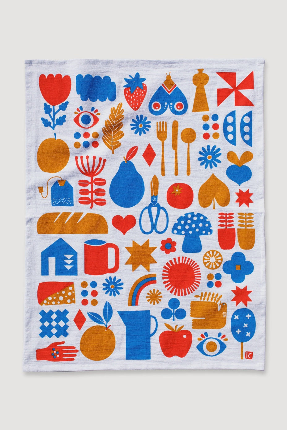 Lisa Congdon Menagerie Cotton Kitchen Towel