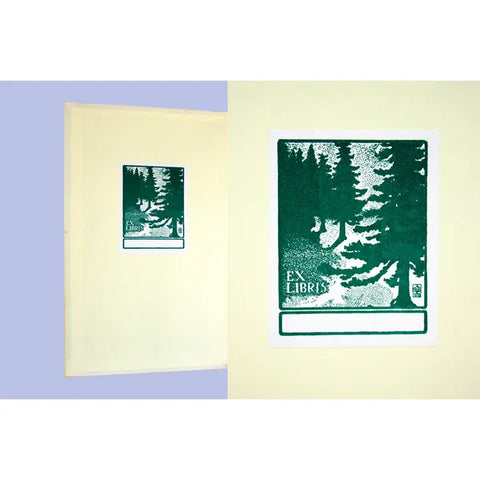Saturn Press Ex Libris Forest Bookplates