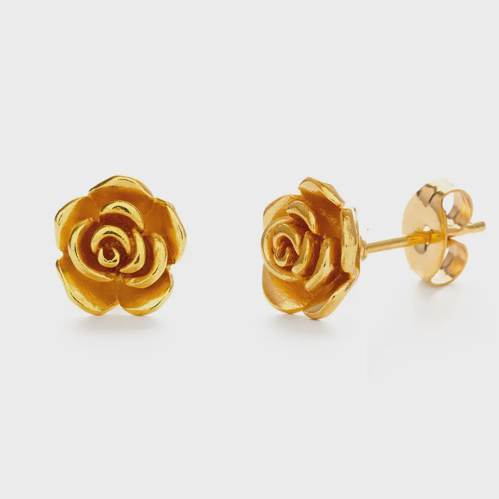 Rose Stud Earrings