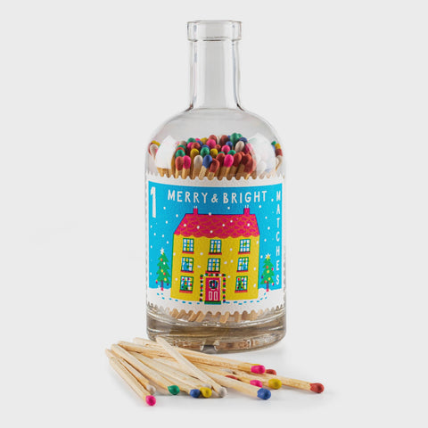 Merry & Bright Christmas Safety Matches