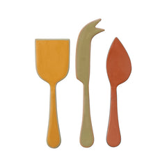 Modern Love — Enameled Stainless Steel Cheese Knives