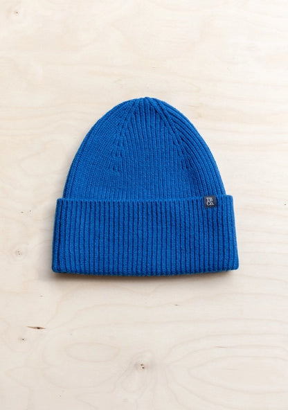 Cashmere &amp; Merino Beanie in Cobalt
