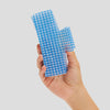 Chunks Jumbo Box Claw in Blue Lattice