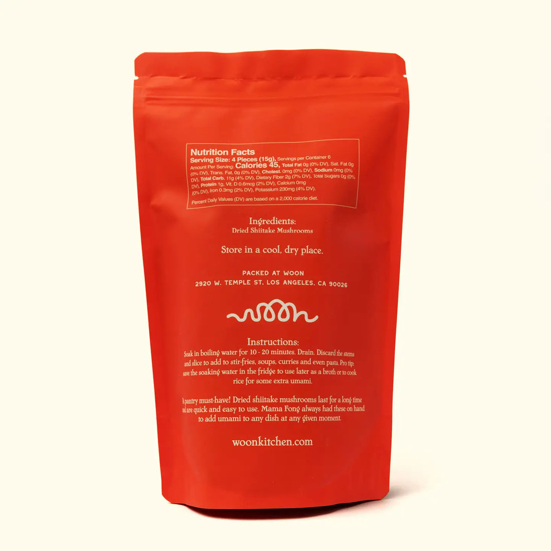 Woon Dried Shiitake Mushrooms