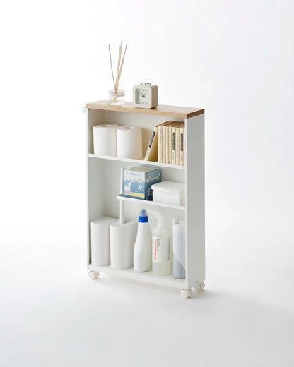 Rolling Storage Cart - Steel - White
