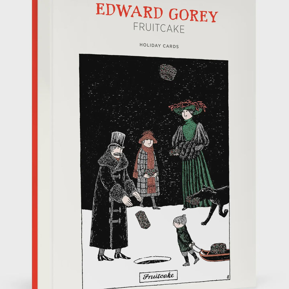 Edward Gorey Fruitcake Holiday Cards