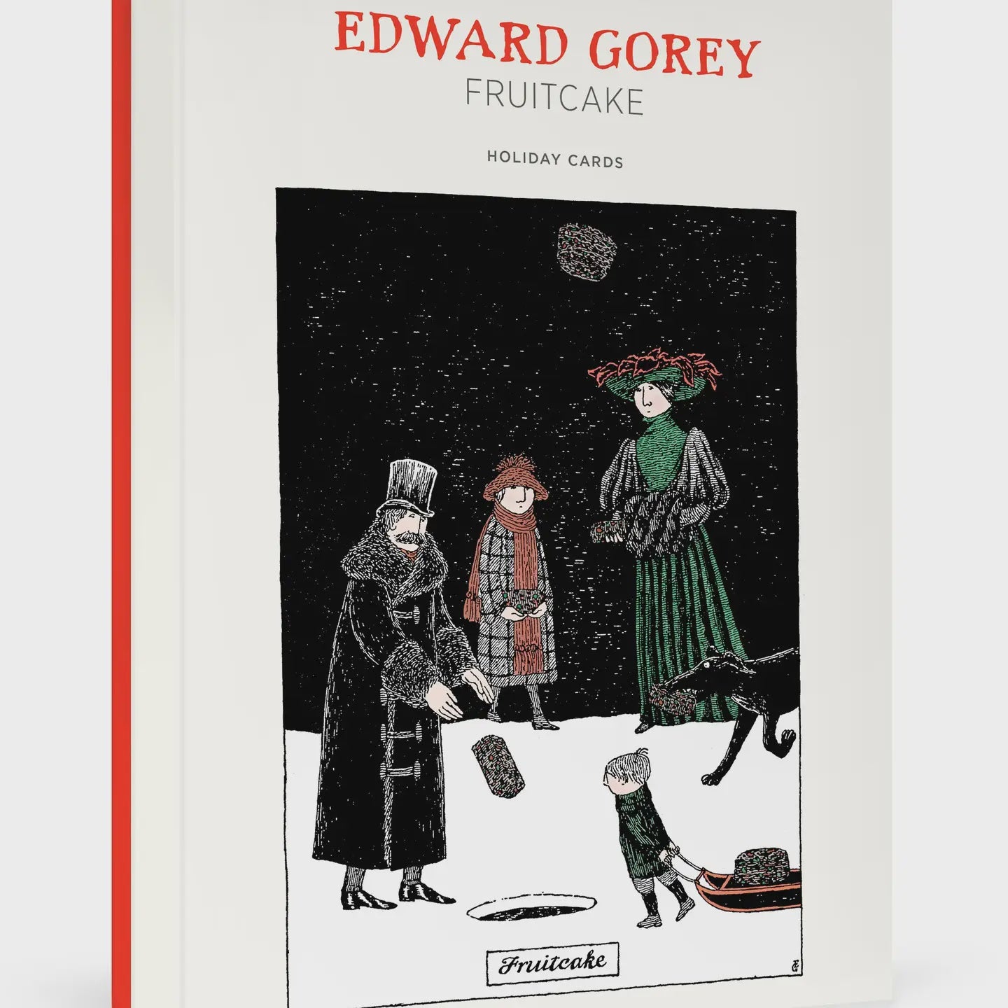 Edward Gorey Fruitcake Holiday Cards