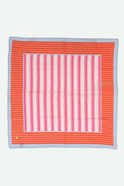 Sticky Lemon Scarf- Pink Shipwreck