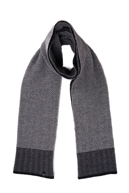 Charcoal Merino Wool and Recycled Poly Terminal 4 Scarf