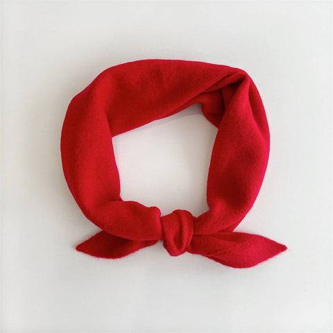 Fuzzy Wool Cravat Scarf- 3 colors