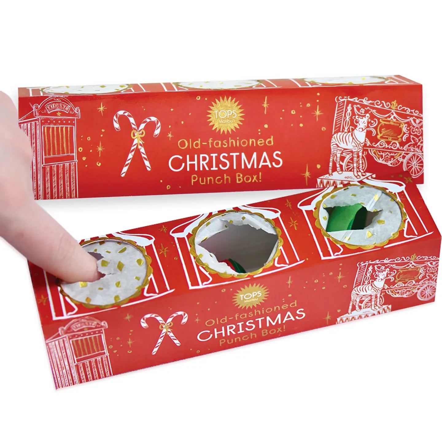 Old Fashioned Punch Box - Christmas