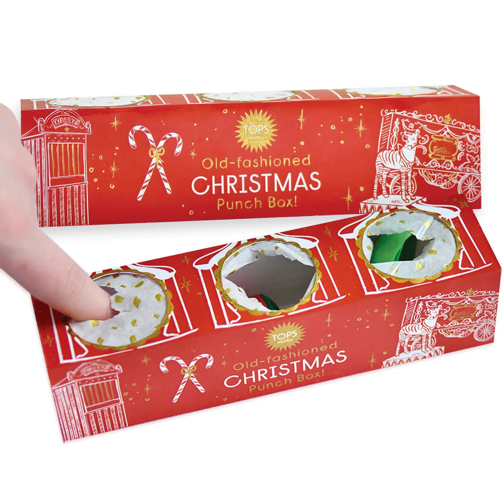 Old Fashioned Punch Box - Christmas