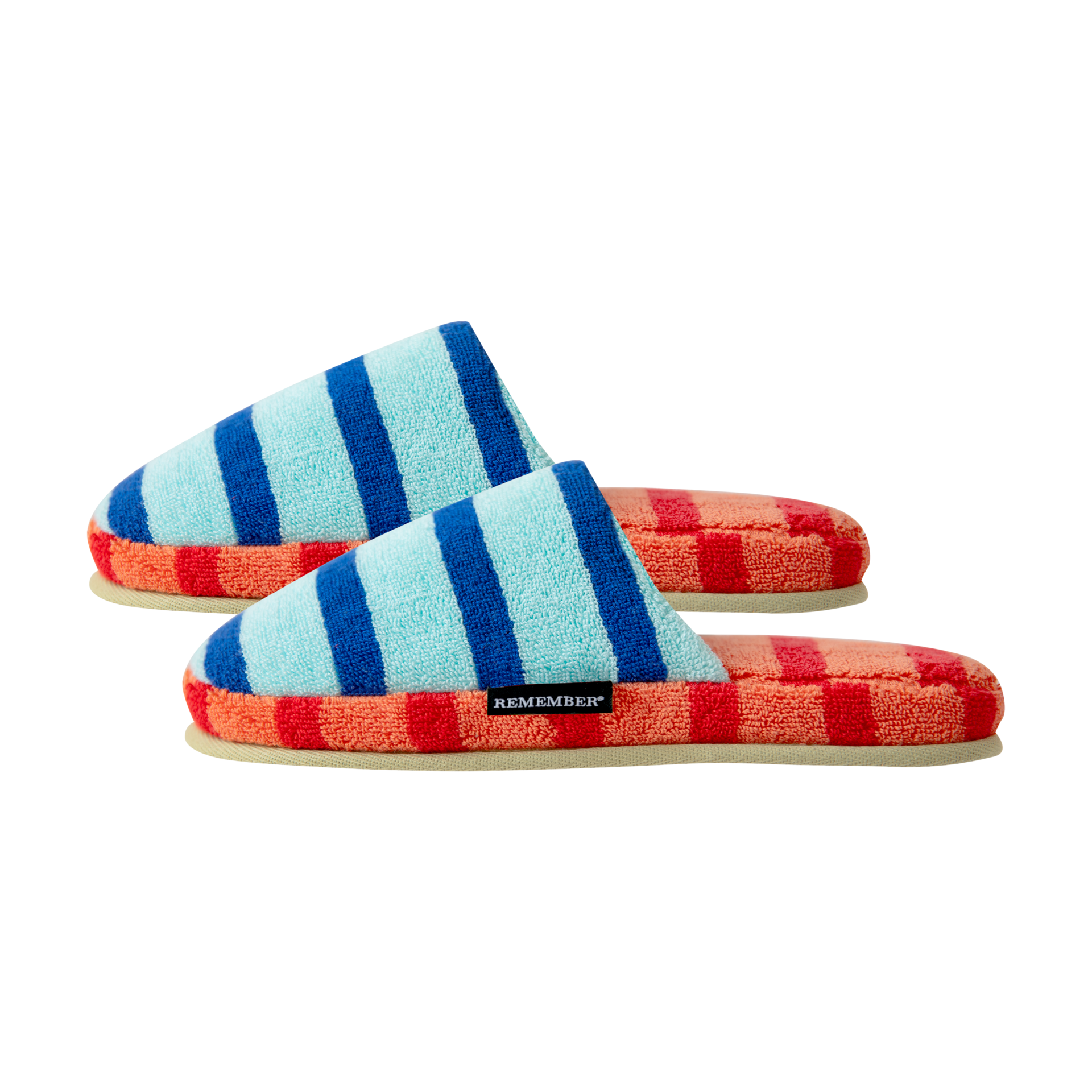 Blue Stripe Mello Slippers- Size 40-45 Euro