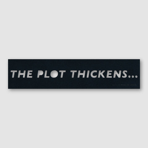 The Plot Thickens Bookmark