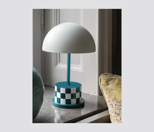 Printworks Riviera Checkers Portable Lamp
