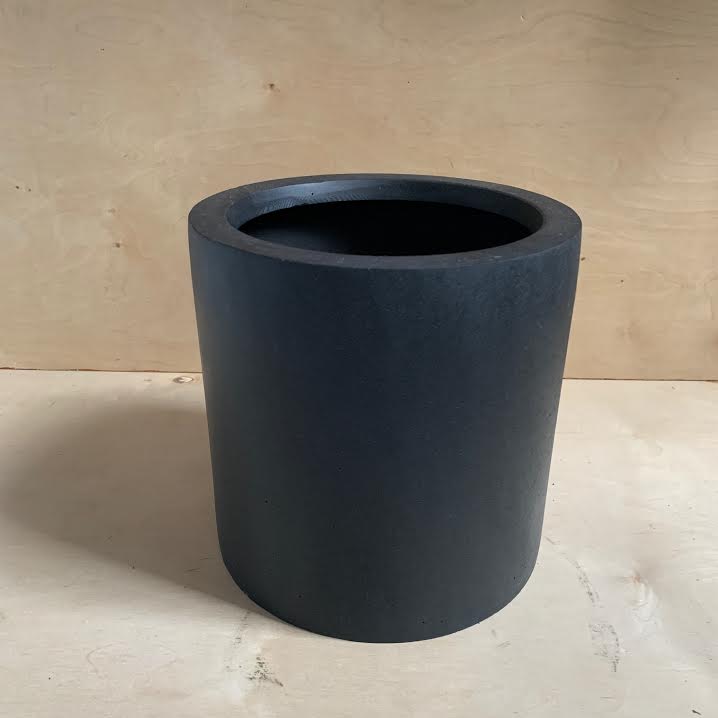Puk Black Planter- Large  PICK UP ONLY