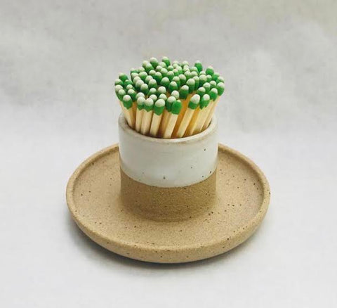 Ceramic Match Striker with Tray