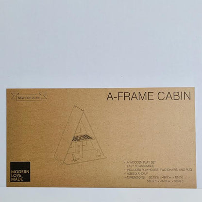 Modern Love Made A-Frame Cabin Playhouse