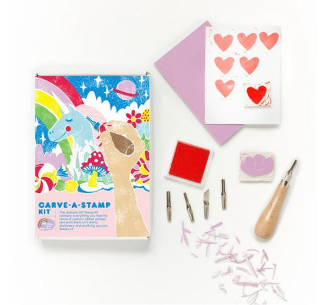 Yellow Owl Carve a Stamp Kit