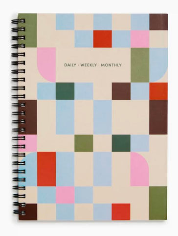 Poketo Large Daily Monthly Weekly Planner in Arches