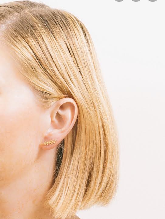 Lily Leaf Ear Climber